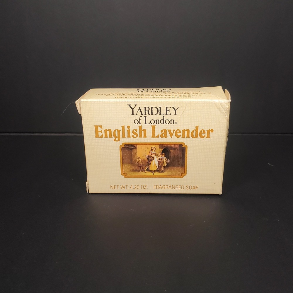 Yardley of London English Lavender Fragranced Soap Bar 4.25‎ oz Vintage NOS
